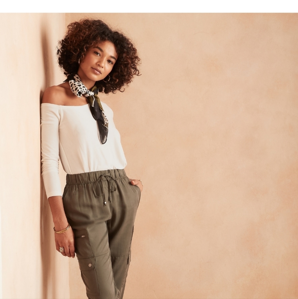 NWT S drop shoulder Banana Republic factory top